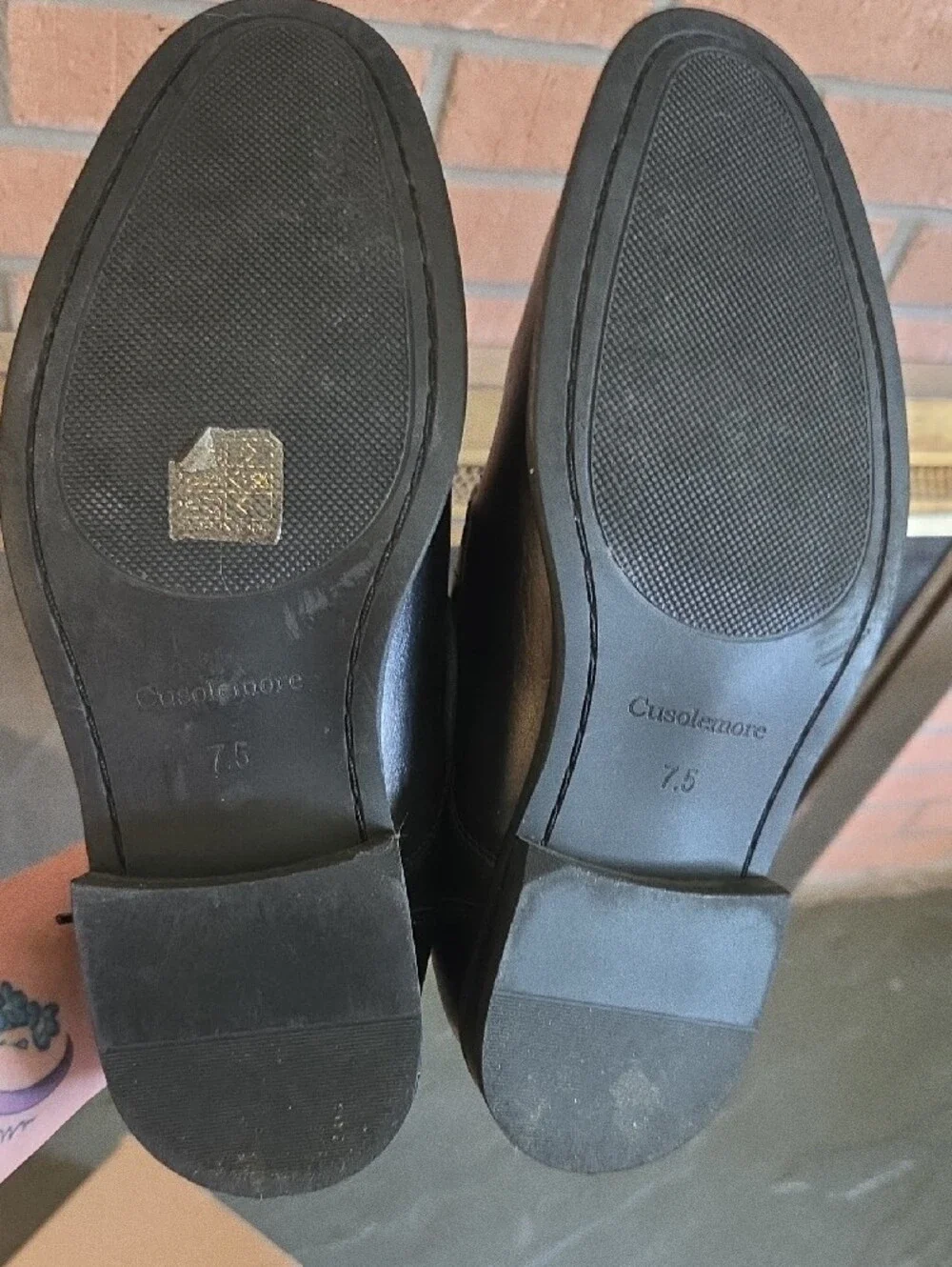 Men's Black Derby Lace-Up Shoes